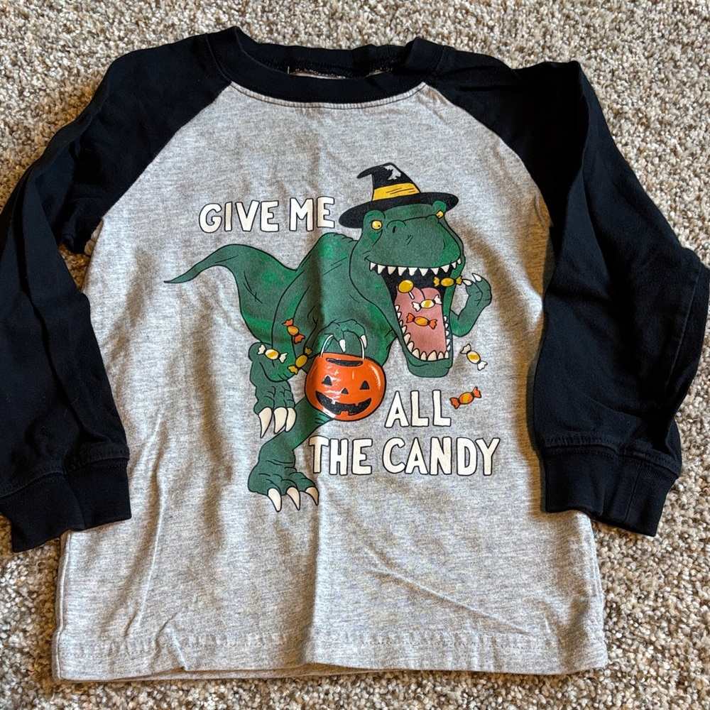 3T dinosaur Halloween shirt